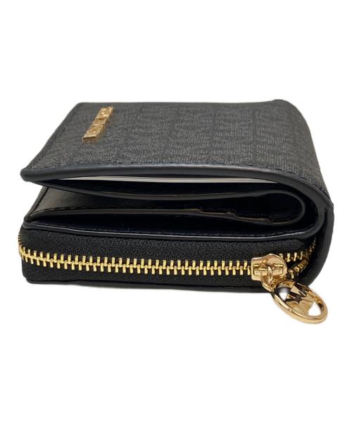 MICHAEL KORS（マイケルコース）MICHAEL KORS (マイケルコース) JET SET TRAVEL BIFOLD WALLET ブラック サイズ:表記なしの古着・服飾アイテム