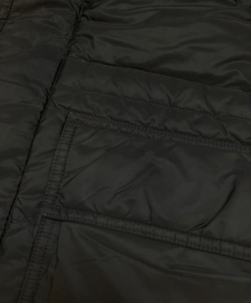 PRADA SPORTS（プラダスポーツ）PRADA SPORTS (プラダスポーツ) ファー付 トライアングルロゴ ダウンジャケット ブラック サイズ:50の古着・服飾アイテム