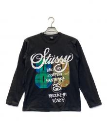 stussy（ステューシー）の古着「00‘sロングスリーブカットソー」｜ブラック