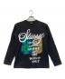 stussy（ステューシー）の古着「00‘sロングスリーブカットソー」｜ブラック