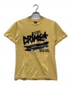 stussyステューシー）の古着「スケートボードプリントTシャツ」｜イエロー
