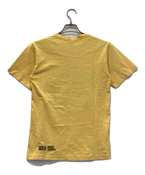stussy（ステューシー）stussy (ステューシー) スケートボードプリントTシャツ イエロー サイズ:Sの古着・服飾アイテム