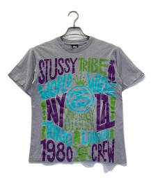 stussy（ステューシー）の古着「World Wide TEE」｜グレー