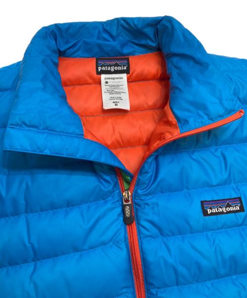 Patagonia（パタゴニア）Patagonia (パタゴニア) ダウンセーター ブルー サイズ:Mの古着・服飾アイテム