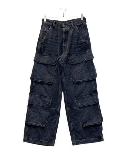 DIESEL（ディーゼル）DIESEL (ディーゼル) D-TOUCH-CARGO ブラック サイズ:W26(66CM)の古着・服飾アイテム