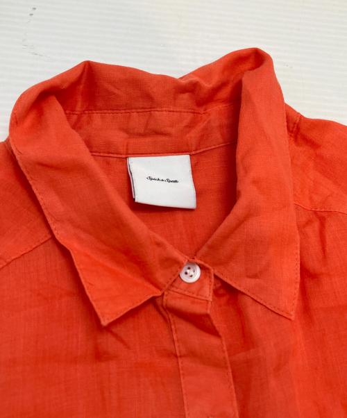 Spick and Span（スピック＆スパン）Spick and Span (スピック＆スパン) ラミーチュニックシャツ オレンジ サイズ:表記なしの古着・服飾アイテム