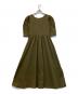 mes vacances (ミヴァコンス) Organic cotton カットドレス カーキ サイズ:Free 未使用品：8000円