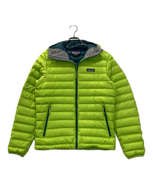 Patagonia（パタゴニア）Patagonia (パタゴニア) Down Sweater Hoody ライムグリーン/黄緑 サイズ:Sの古着・服飾アイテム