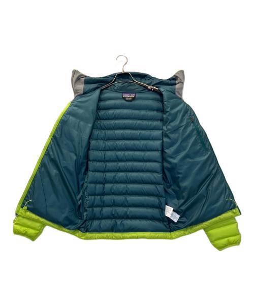 Patagonia（パタゴニア）Patagonia (パタゴニア) Down Sweater Hoody ライムグリーン/黄緑 サイズ:Sの古着・服飾アイテム