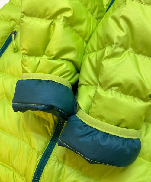 Patagonia（パタゴニア）Patagonia (パタゴニア) Down Sweater Hoody ライムグリーン/黄緑 サイズ:Sの古着・服飾アイテム