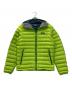 Patagonia（パタゴニア）の古着「Down Sweater Hoody」｜ライムグリーン/黄緑