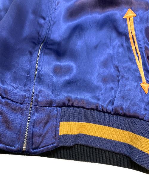 DENIME（ドゥニーム）DENIME (ドゥニーム) 天使と悪魔/リバーシブルスカジャン ネイビー×ブルー サイズ:42の古着・服飾アイテム