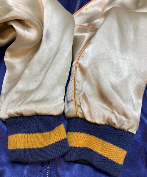 DENIME（ドゥニーム）DENIME (ドゥニーム) 天使と悪魔/リバーシブルスカジャン ネイビー×ブルー サイズ:42の古着・服飾アイテム