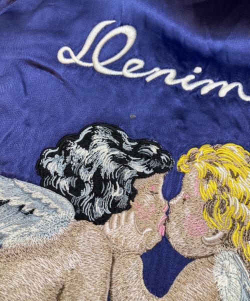 DENIME（ドゥニーム）DENIME (ドゥニーム) 天使と悪魔/リバーシブルスカジャン ネイビー×ブルー サイズ:42の古着・服飾アイテム