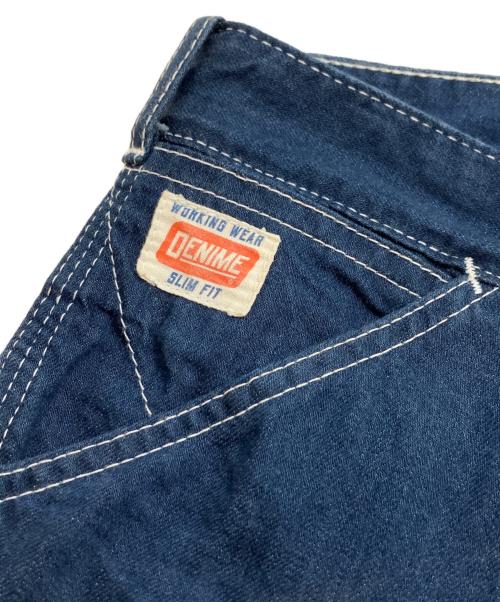 DENIME（ドゥニーム）DENIME (ドゥニーム) ペインターパンツ ネイビー サイズ:14サイズの古着・服飾アイテム