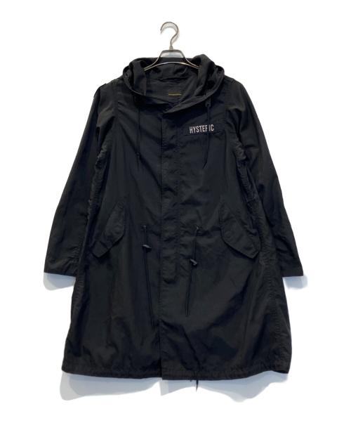 Hysteric Glamour（ヒステリックグラマー）Hysteric Glamour (ヒステリックグラマー) ナイロンモッズコート ブラック サイズ:FREEの古着・服飾アイテム