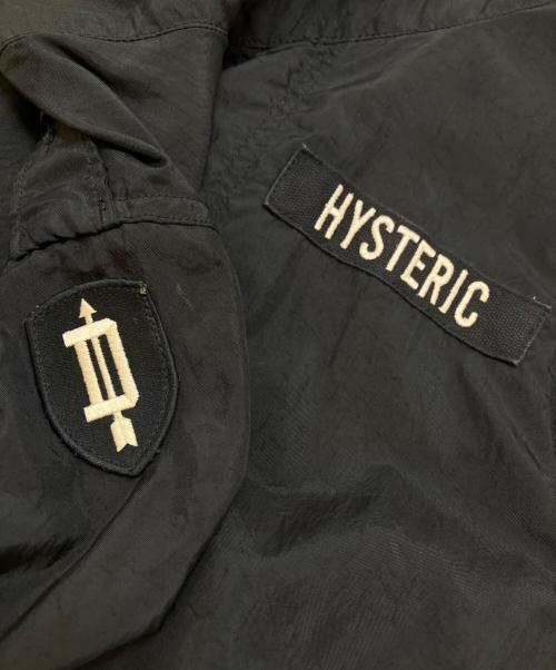 Hysteric Glamour（ヒステリックグラマー）Hysteric Glamour (ヒステリックグラマー) ナイロンモッズコート ブラック サイズ:FREEの古着・服飾アイテム