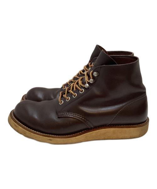 RED WING（レッドウィング）RED WING (レッドウィング) クラシックラウンドブーツ ブラウン サイズ:8Dの古着・服飾アイテム