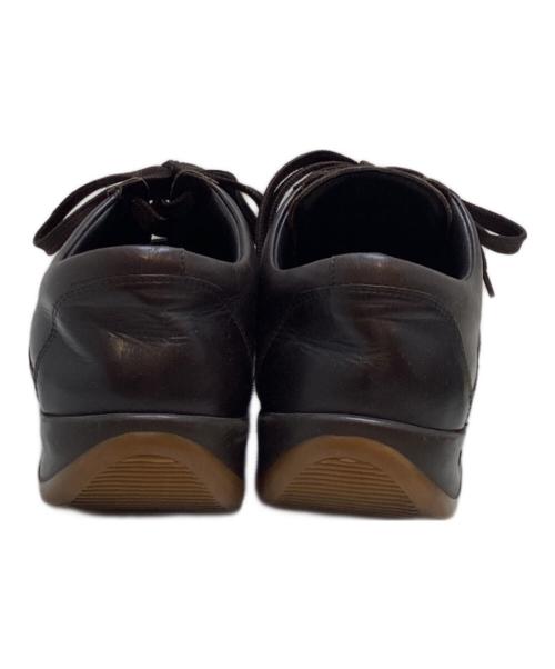 LOUIS VUITTON（ルイ ヴィトン）LOUIS VUITTON (ルイ ヴィトン) レザーローカットスニーカー ブラウン サイズ:7 1/2の古着・服飾アイテム