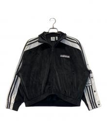 adidas（アディダス）の古着「ベロア トラックトップ」｜ブラック