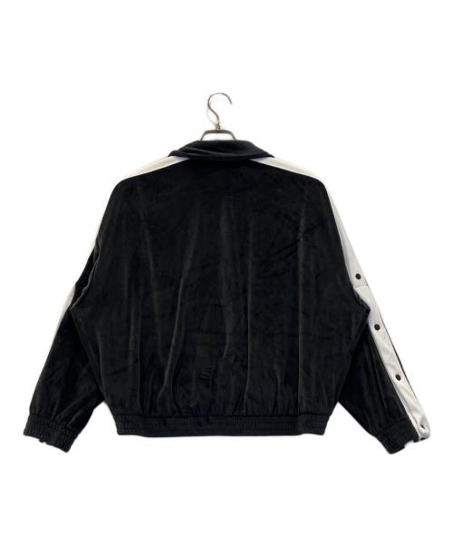 adidas（アディダス）adidas (アディダス) ベロア トラックトップ ブラック サイズ:Mの古着・服飾アイテム