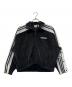 adidas（アディダス）の古着「ベロア トラックトップ」｜ブラック
