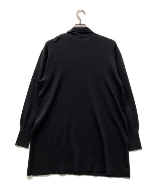 LOUIS VUITTON（ルイ ヴィトン）LOUIS VUITTON (ルイ ヴィトン) モノグラムスパンコール カシミヤ/シルク混 ベルト付 ニットワンピース ブラック サイズ:XSの古着・服飾アイテム