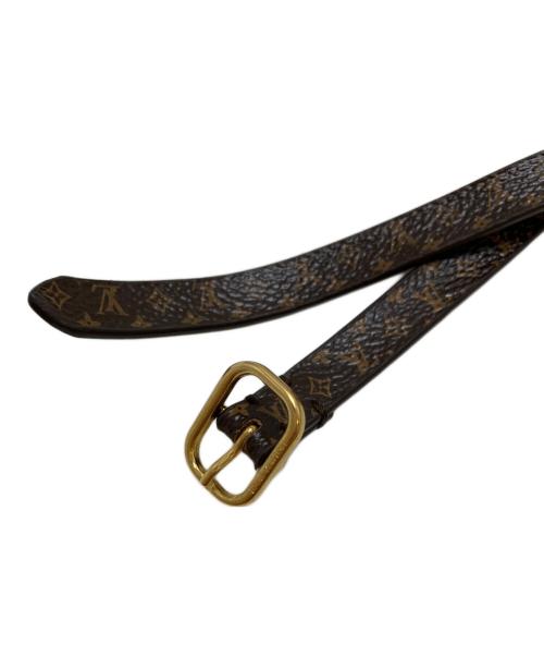 LOUIS VUITTON（ルイ ヴィトン）LOUIS VUITTON (ルイ ヴィトン) モノグラムスパンコール カシミヤ/シルク混 ベルト付 ニットワンピース ブラック サイズ:XSの古着・服飾アイテム