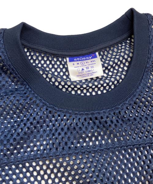 stussy（ステューシー）stussy (ステューシー) Team Jersey 80 Mesh ネイビー サイズ:Lの古着・服飾アイテム