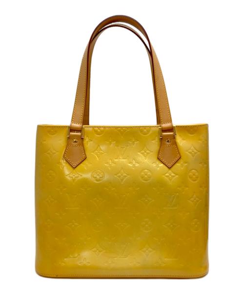 LOUIS VUITTON（ルイ ヴィトン）LOUIS VUITTON (ルイ ヴィトン) ヴェルニ ヒューストン ハンドバッグ イエローの古着・服飾アイテム
