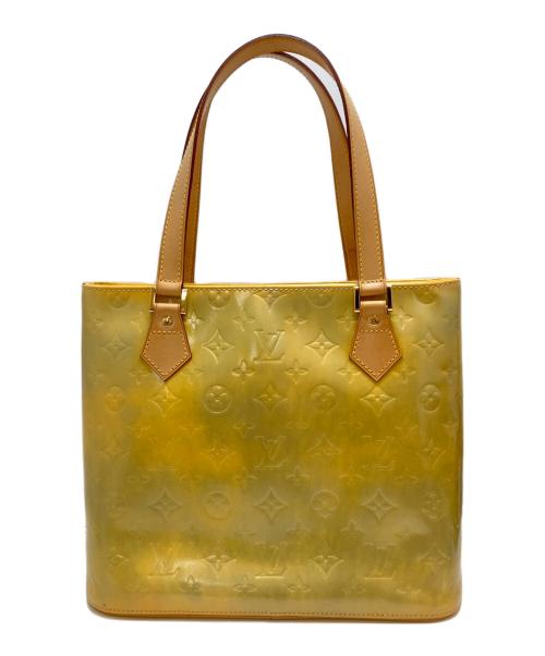 LOUIS VUITTON（ルイ ヴィトン）LOUIS VUITTON (ルイ ヴィトン) ヴェルニ ヒューストン ハンドバッグ イエローの古着・服飾アイテム