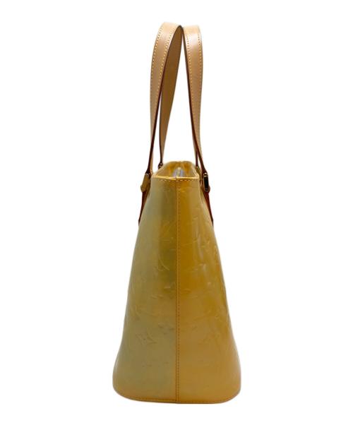 LOUIS VUITTON（ルイ ヴィトン）LOUIS VUITTON (ルイ ヴィトン) ヴェルニ ヒューストン ハンドバッグ イエローの古着・服飾アイテム
