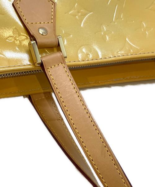 LOUIS VUITTON（ルイ ヴィトン）LOUIS VUITTON (ルイ ヴィトン) ヴェルニ ヒューストン ハンドバッグ イエローの古着・服飾アイテム