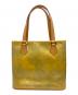 LOUIS VUITTON (ルイ ヴィトン) ヴェルニ ヒューストン ハンドバッグ イエロー：25000円