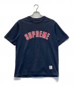 SUPREMEシュプリーム）の古着「Cracked Arc S/S Top」｜ネイビー