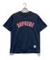 SUPREME（シュプリーム）の古着「Cracked Arc S/S Top」｜ネイビー