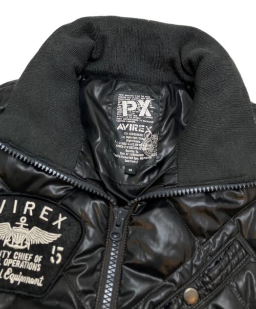 AVIREX（アヴィレックス）AVIREX (アヴィレックス) 中綿パディングジャケット ブラック サイズ:Mの古着・服飾アイテム