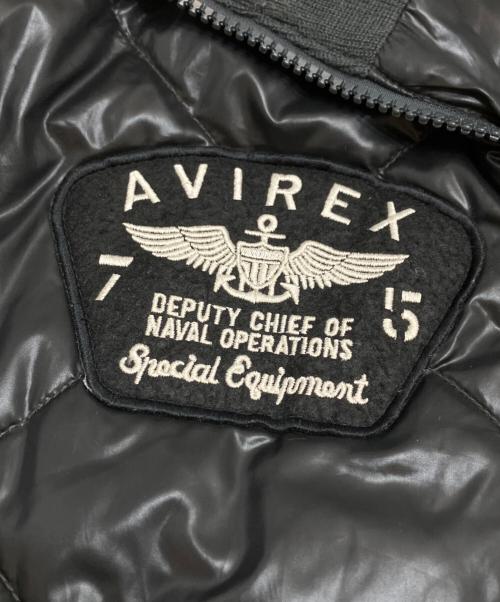 AVIREX（アヴィレックス）AVIREX (アヴィレックス) 中綿パディングジャケット ブラック サイズ:Mの古着・服飾アイテム