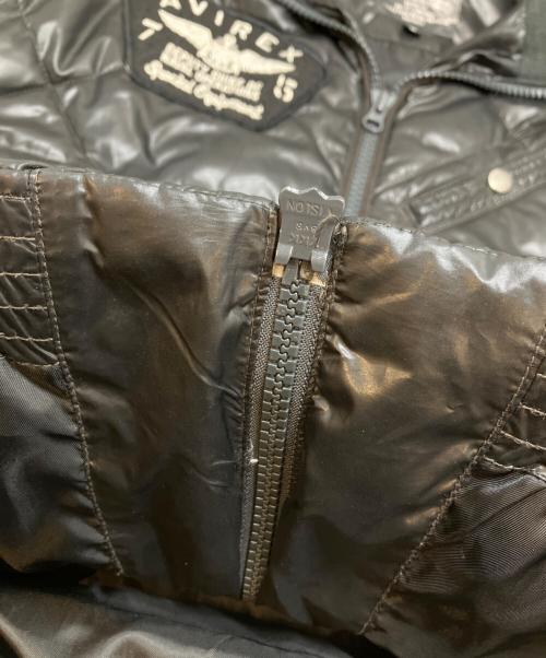 AVIREX（アヴィレックス）AVIREX (アヴィレックス) 中綿パディングジャケット ブラック サイズ:Mの古着・服飾アイテム