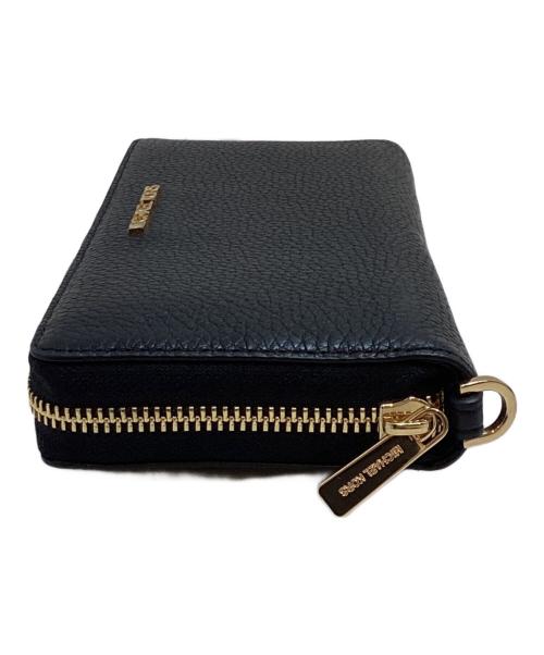 MICHAEL KORS（マイケルコース）MICHAEL KORS (マイケルコース) ジップアラウンド コンチネンタル ウォレット ブラックの古着・服飾アイテム