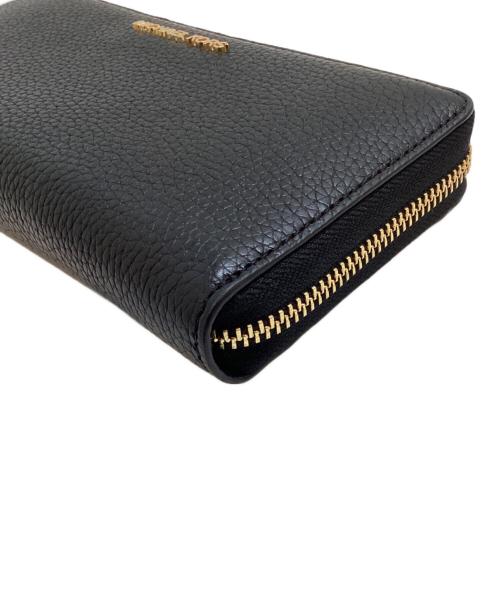MICHAEL KORS（マイケルコース）MICHAEL KORS (マイケルコース) ジップアラウンド コンチネンタル ウォレット ブラックの古着・服飾アイテム