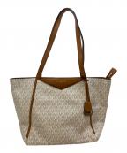 MICHAEL KORSマイケルコース）の古着「Whitney Large Logo Tote Bag」｜ホワイト
