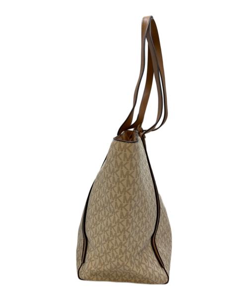 MICHAEL KORS（マイケルコース）MICHAEL KORS (マイケルコース) Whitney Large Logo Tote Bag ホワイト サイズ:表記なしの古着・服飾アイテム
