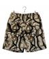 A BATHING APE（アベイシングエイプ）の古着「トライバルカモハーフパンツ」｜ブラウン