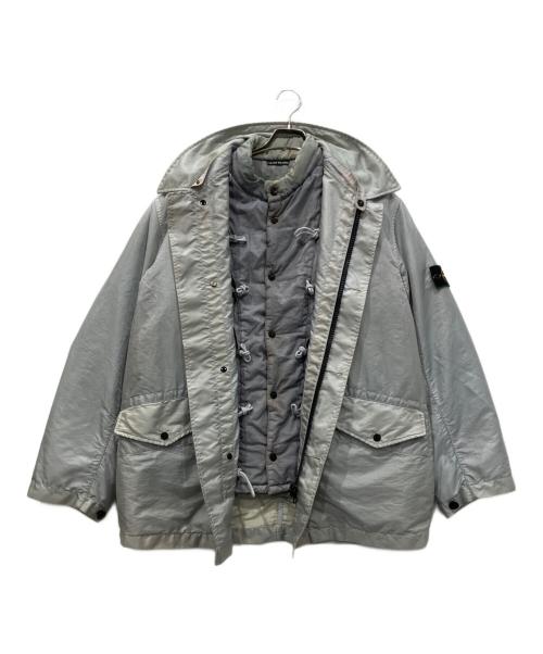 STONE ISLAND（ストーンアイランド）STONE ISLAND (ストーンアイランド) ナイロンジャケット グレー サイズ:Mの古着・服飾アイテム