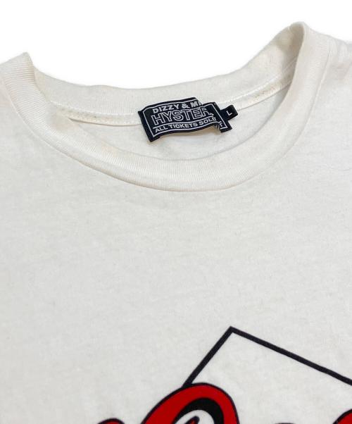 Hysteric Glamour（ヒステリックグラマー）Hysteric Glamour (ヒステリックグラマー) COOL NIGHTSノースリーブTシャツ ホワイト サイズ:Lの古着・服飾アイテム