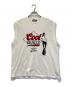 Hysteric Glamour（ヒステリックグラマー）の古着「COOL NIGHTSノースリーブTシャツ」｜ホワイト
