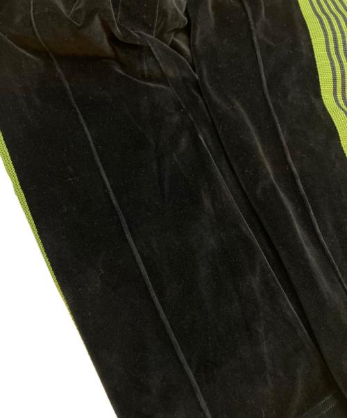 Needles（ニードルズ）Needles (ニードルズ) ベロア ナロートラックパンツ グリーン×ブラック サイズ:XSの古着・服飾アイテム