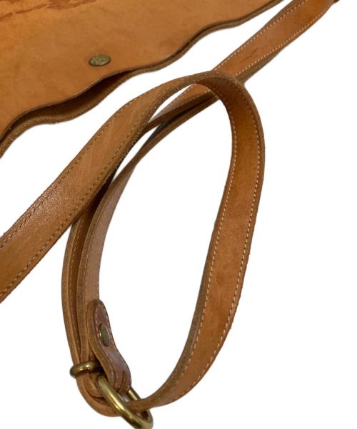 IL BISONTE（イル ビゾンテ）IL BISONTE (イル ビゾンテ) ビッグロゴ2WAYショルダー ブラウン サイズ:表記なしの古着・服飾アイテム