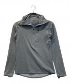 Patagoniaパタゴニア）の古着「M's Cap TW Zip Neck Hoody」｜グレー